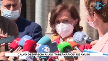 Calvo desprecia a los ‘tabernarios’ de Ayuso: «Para el PSOE es difícil hablar de cañas y berberechos»