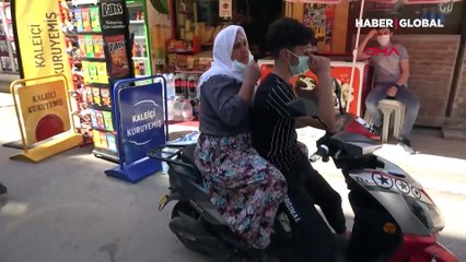 Yaşlı kadın ne kadar yalvarsa da ceza kesildi