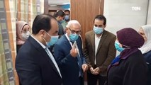 انفعال محافظ بورسعيد علي احد العاملين بالقطاع الطبي بسبب تأخر تسجيل المواطنين للحصول علي لقاح كورونا