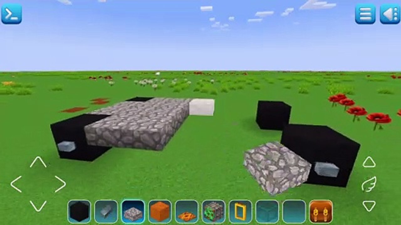 Free Minecraft Tutorial: Small Car  Building in Realmcraft Free #Minecraft​ Style Game