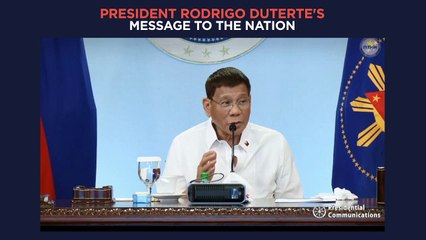 President Duterte's recorded message to the nation | Wednesday, May 5