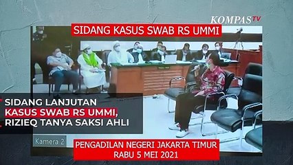 Rizieq Shihab Tanya Saksi Ahli Tentang Perkataan yang Masuk Kategori Berbohong