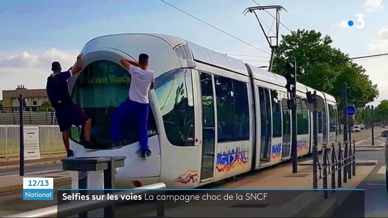 Selfie sur les rails : la SNCF alerte sur les risques dans une campagne choc
