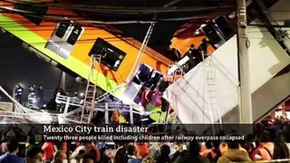 Mexico City metro overpass collapse kills 23 people