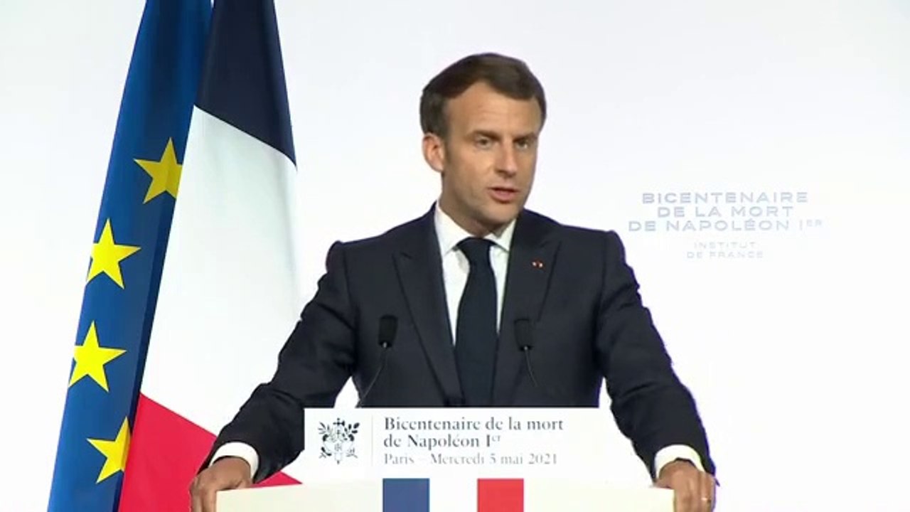 Bicentenaire de la mort de Napoléon : le discours d'Emmanuel Macron
