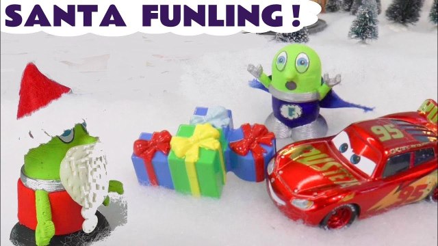 New Santa Funling from Funny Funlings with Thomas and Friends and Disney Cars Lightning McQueen at Christmas in this Family Friendly Full Episode English Toy Story Video for Kids by Toy Trains 4U