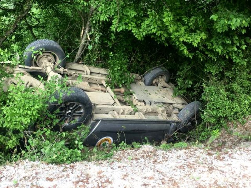 Kontrolden çıkan orman işletme aracı ters döndü: 5 yaralı