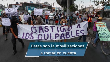 Alistan protestas en CDMX para exigir justicia por víctimas de accidente en la Línea 12