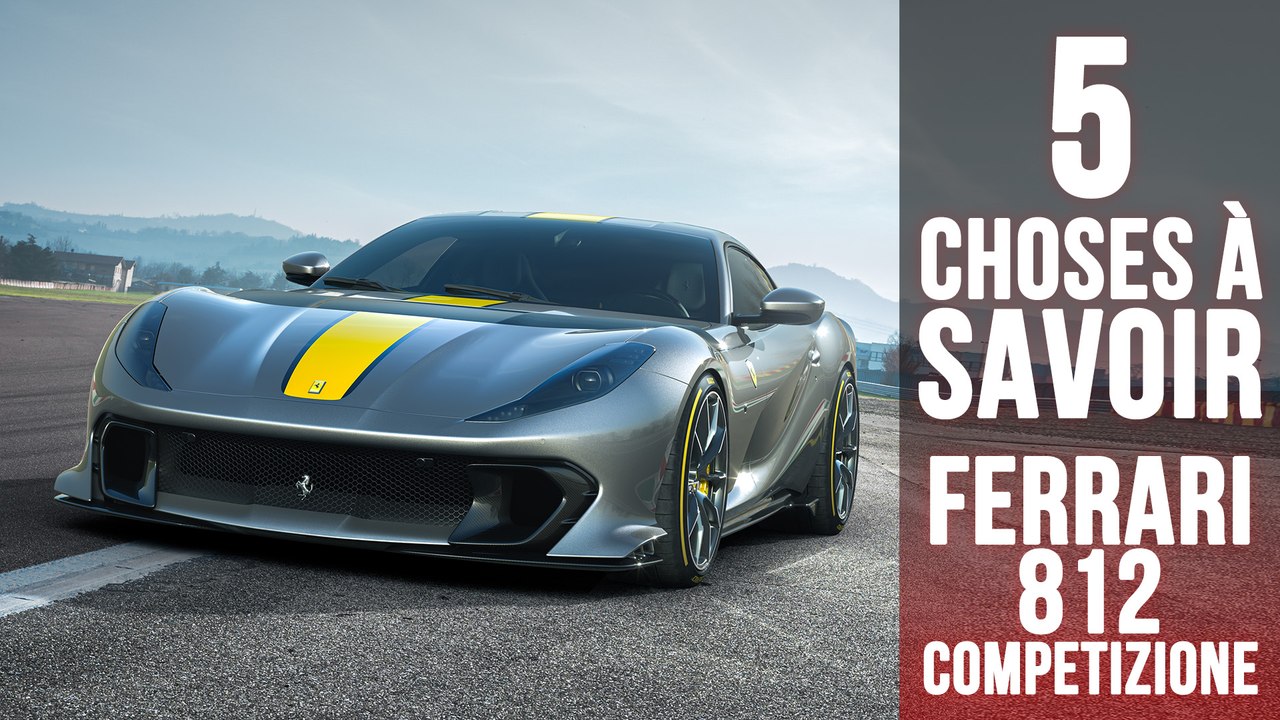812 Competizione, 5 choses à savoir sur l’ultime production Ferrari à moteur V12