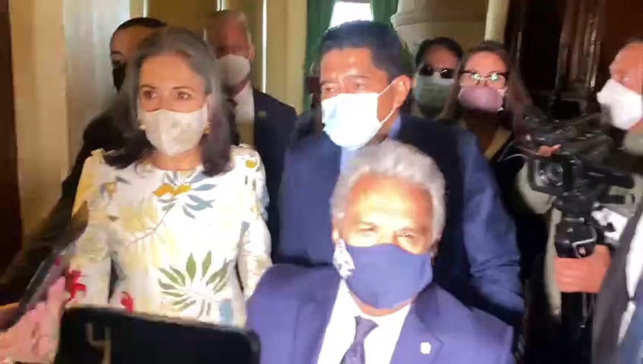Presidente Lenín Moreno exige a Nicolás Maduro sacar sus "sucias y cochinas manos" de Colombia