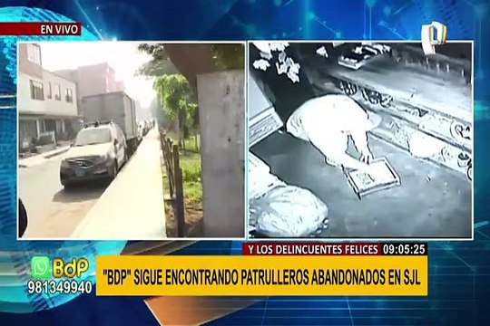 SJL: decenas de patrulleros son abandonados en los exteriores de las comisarías