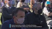 Desde Ensenada, y junto a Cristina Kirchner, Alberto Fernández criticó muy fuerte al Poder Judicial