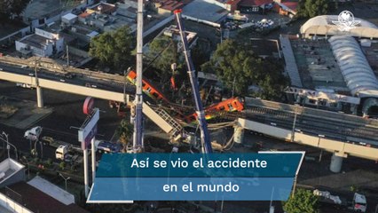 "México busca respuestas"; diarios del mundo retratan la tragedia del metro Olivos en CDMX