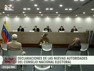 Nuevos rectores del Poder Electoral se instalan para los próximos 7 años