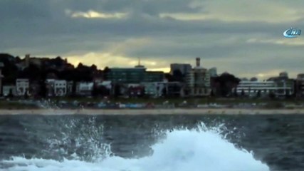 Balinanın muhteşem atlayışı böyle görüntülendi