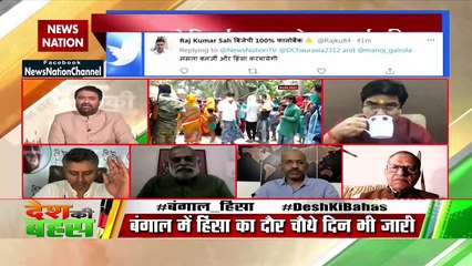Desh Ki Bahas : बंगाल की हिंसा रोकने की 'शपथ' में कितना सच?