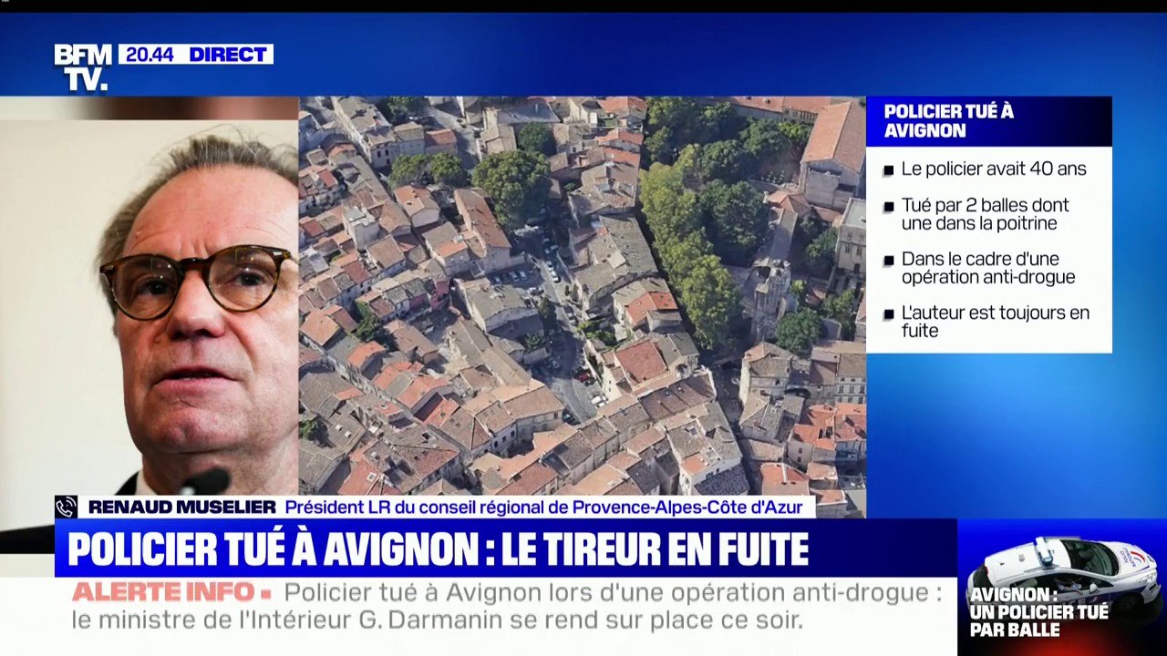 Policier tué à Avignon: Renaud Muselier fait part de sa "très grande tristesse pour la famille et les corps de police, qui payent cher leur travail"