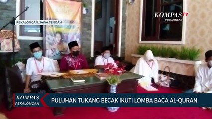 Puluhan Tukang Becak Ikuti Lomba Baca Al-Qur'an