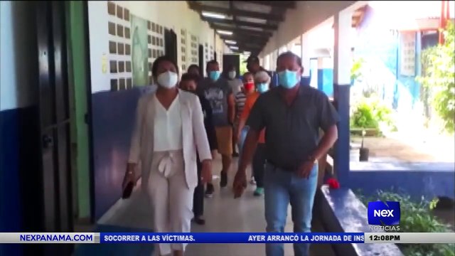 Inspeccionan escuelas de Pedregal para la segunda jornada de vacunación - Nex Noticias