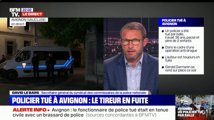 David Lebars: "C'est un policier qui a été abattu pour une mission du quotidien et sans doute pour un motif futile"
