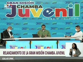 Pdte. Maduro: todos los jóvenes deben tener oportunidades de formación  y trabajo