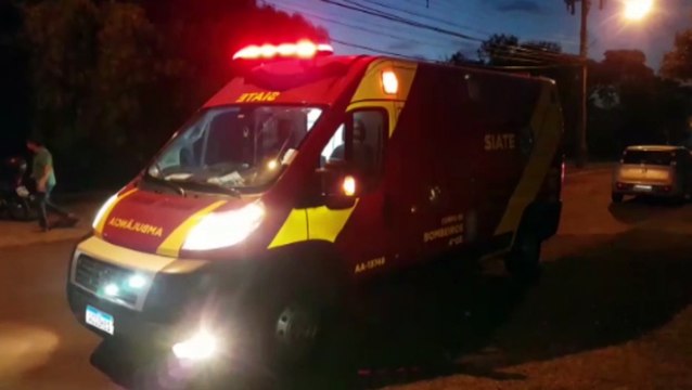 Idosa de 82 anos é socorrida pelo Siate após sofrer queda em casa no Bairro Nova Cidade