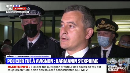 Gérald Darmanin: "La lutte contre les trafics de stupéfiants s'apparente à une guerre (...) aujourd'hui, un de ces soldats est mort en héros"