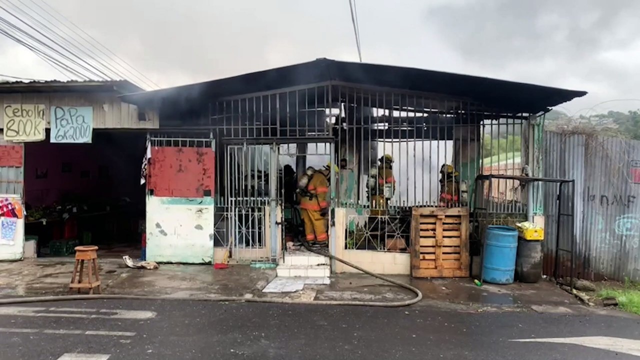 Incendio en Aserrí