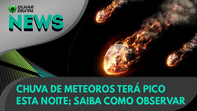Ao Vivo | Chuva de meteoros terá pico esta noite; saiba como observar | 05/05/2021 | #OlharDigital