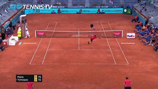 Tsitsipas storms into Madrid's last 16
