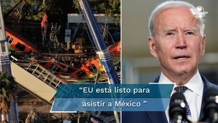 Joe Biden lamenta colapso en Metro Olivos y ofrece ayuda de reconstrucción