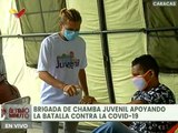 Más de 100 jóvenes de la Brigada Che Guevara realizan labores  hospital del Poliedro de Caracas