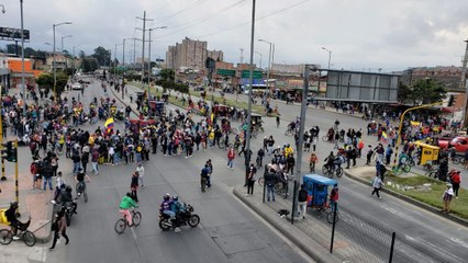 ¡Sin violencia!, así avanza una nueva jornada del Paro Nacional en Bogotá