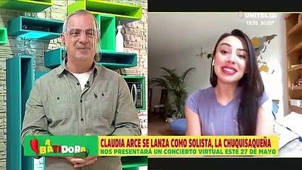 Claudia Arce, ex miss Bolivia, se lanza como cantautora a través de un concierto virtual desde México