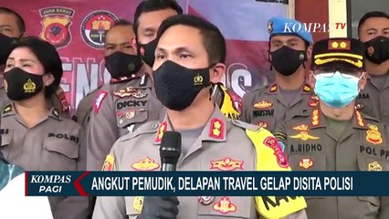 Nekat Bawa Pemudik, 8 Mobil Travel Bodong Disita Polisi