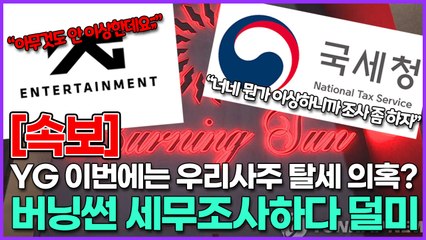 YG, 또 다시 우리사주 탈세 의혹? 버닝썬 사건 이후 세무조사로 드러나 🚨