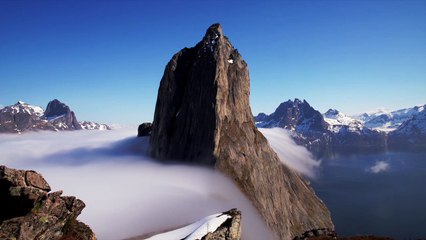 Winter Mountain Landscape/Sleep/Relaxation/Dreamscape