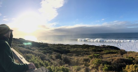 Surf's up at Bells Beach
