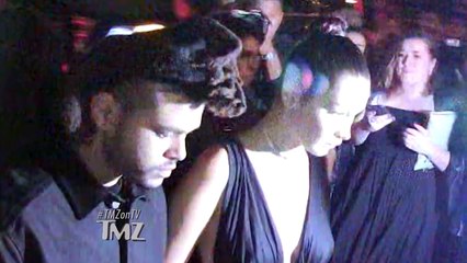 Bella Hadid Leaves Club Minutes After The Weeknd Shows Up | Tmz Tv