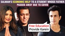 Salman Helps An 18 Yr Old Student | Takes Financial & Education Related Responsibility