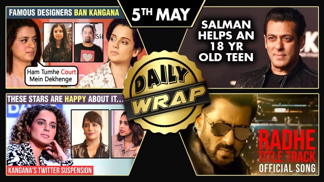 Kangana Banned By Designers, Rangoli's Angry Reaction, Salman Helps A Teen Financially | Top 10 News