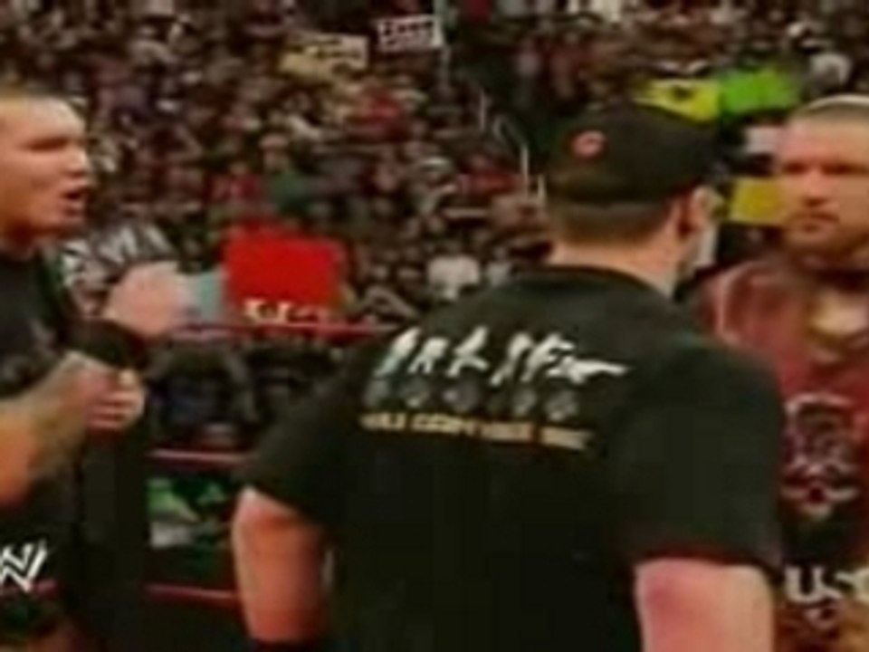 RAW 25/02/08: Randy Orton, John Cena & Triple Photo