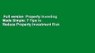 Full version  Property Investing Made Simple: 7 Tips to Reduce Property Investment Risk and