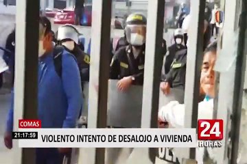 Disputa familiar por casa desencadenó violento desalojo en Comas