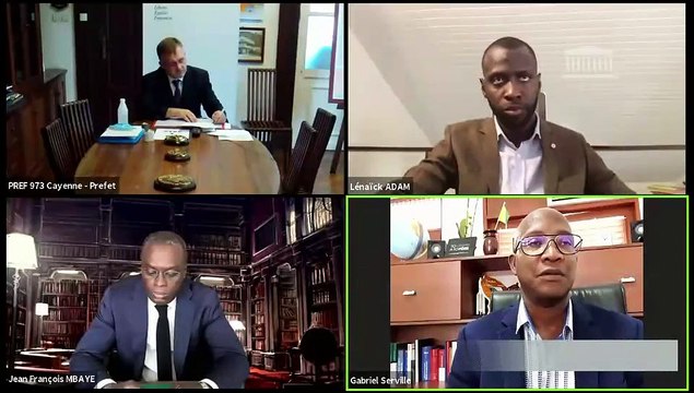 Lutte contre l'orpaillage illégal en Guyane : M. Thierry Queffelec, Préfet de Guyane ; M. Frédéric Doré, ministre plénipotentiaire, directeur des Amériques et des Caraïbes au ministère des affaires étrangères - Mercredi 5 mai 2021