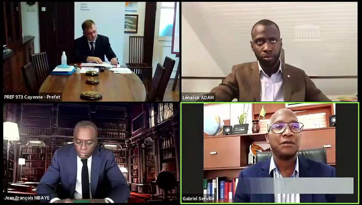 Lutte contre l'orpaillage illégal en Guyane : M. Thierry Queffelec, Préfet de Guyane ; M. Frédéric Doré, ministre plénipotentiaire, directeur des Amériques et des Caraïbes au ministère des affaires étrangères - Mercredi 5 mai 2021