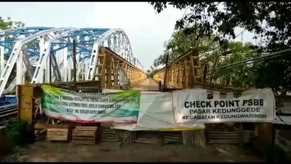 Larangan Mudik Berlaku, Jalur Tikus Penghubung Karawang-Bekasi Ditutup