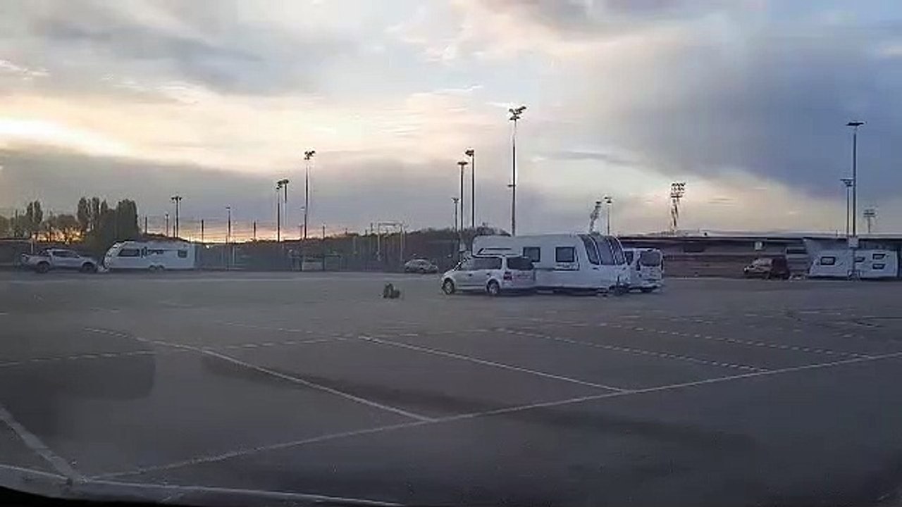 Travellers set up camp at Doncaster Rovers' Keepmoat Stadium