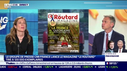 Claire Léost (CMI France) : Le groupe de presse CMI France lance le magazine "Le Routard" - 06/05