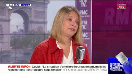 Pr Karine Lacombe: "Avec le vaccin Moderna, au bout de 21 jours [après la première injection] on acquière quasiment 90% de protection"